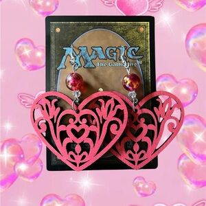 Red Heart Earrings